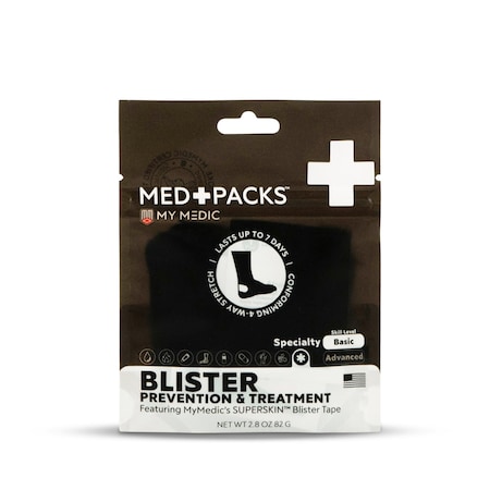 My Medic First Aid Kit, Black, 18, 4.25 in MM-KIT-S-MD-PK-BLSTR